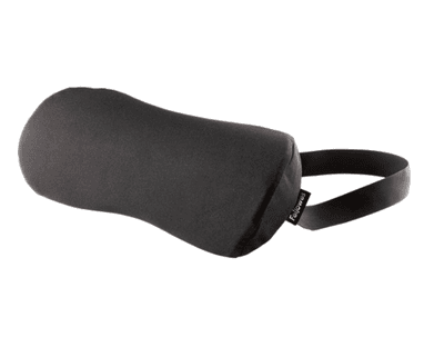 Coussin lombaire en mousse, noir, L x P x H 350 x 60 x 170 mm