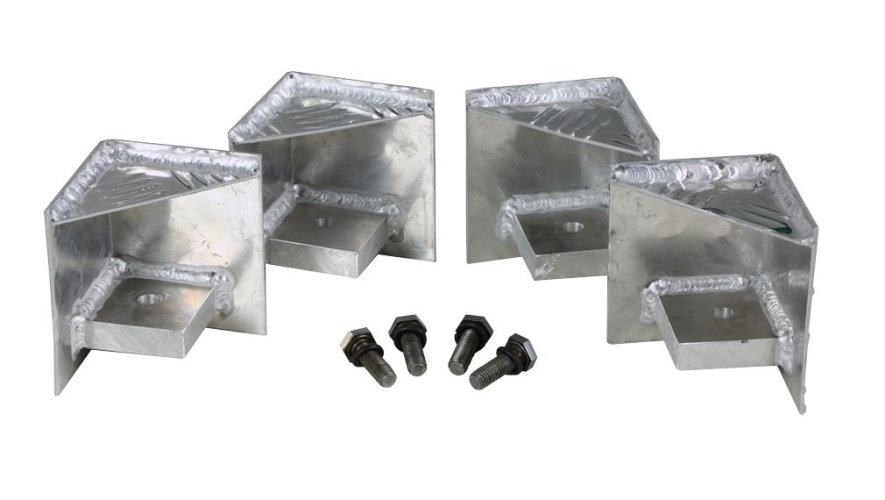 Palettenfüsse inkl. Schrauben zu Aluminium-Werkzeugbox