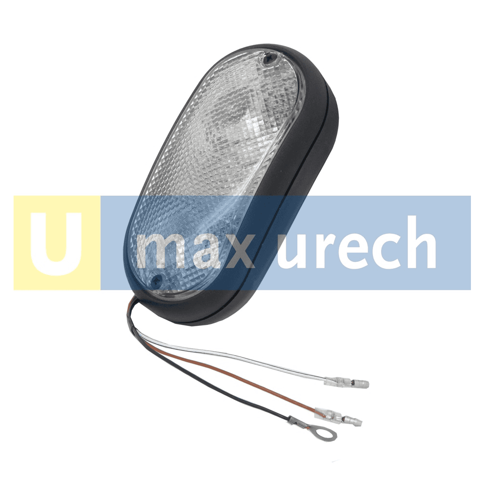 Lampe frontale, ovale, lumière chaude, 12 V