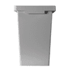 Poubelle plastique trois compartiments 40 l, pour le tri des déchets
