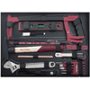 KRAFTWERK PRO LINE Werkzeugkoffer mit Akku-Bohrschrauber von BOSCH, 1/4" + 1/2", 264-tlg
