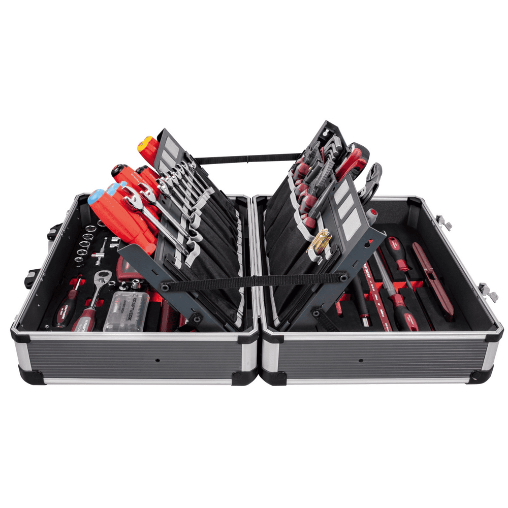 KRAFTWERK PRO LINE Service-Werkzeugkoffer P500, PB+HT, 154-teilig