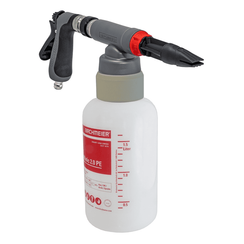 Birchmeier Schaumkanone Vario-Matic PE, mit integrierter Dosiereinstellung, in zwei Füllmengen