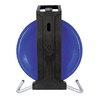 Steffen Kunststoff-Kabelrolle PROFESSIONAL, 2xCEE16/5 + 3xT25 Bauflex, 5G2.5 mm², 16 A, Thermoschutz, IP44, blau