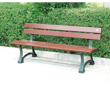 Banc de parc Bretana avec dossier
