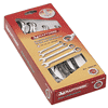 KRAFTWERK Clickraft GearWrench Satz 10–13–17–19 mm aus Chrom-Vanadium, 4-teilig, 72-Zahn-Ratschenmechanismus