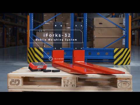 RAVAS iForks-32 kabellose Wiegegabeln für Gabelstapler, 2'500–5'000 kg