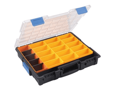Bedrunka+Hirth Flex-Box-Kunststoff - 21 Fächer, 440 x 355 x 76 mm