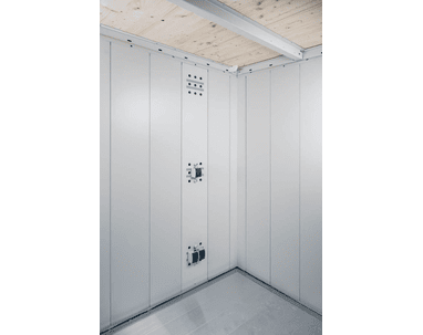 biohort Elektro-Montagepaneel für Gerätehaus Neo, grauweiss