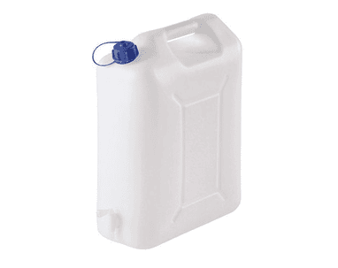 Kunststoffkanister aus HDPE mit Auslaufhahn, in diversen Ausführungen