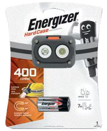 Stirnlampe / Arbeitslicht Energizer Hardcase Pro, 250 Lumen, LED, Batteriebetrieben