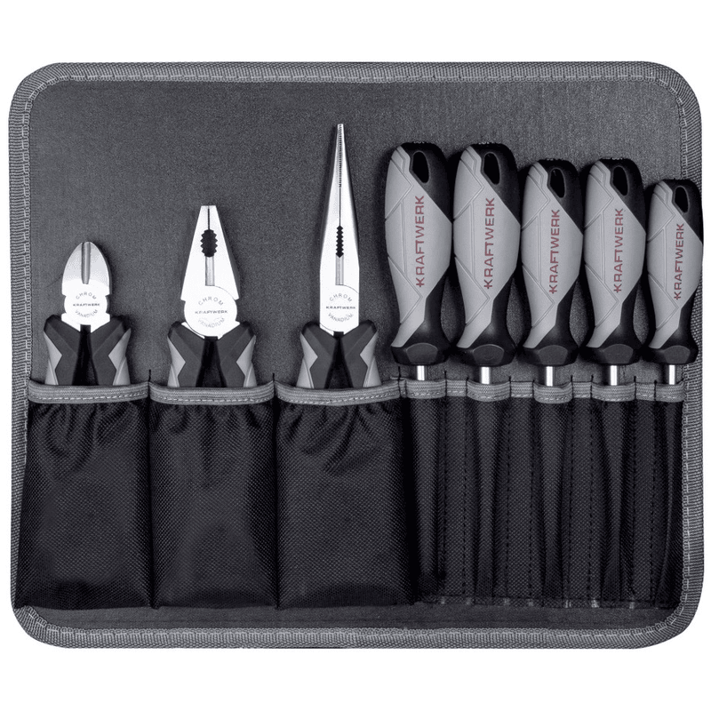 KRAFTWERK Werkzeugkoffer BASIC B143, inkl. Werkzeug , 1/4"+3/8", 102-teilig
