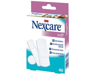 Heftpflaster Nexcare Soft, assortiert, Packung à 40 Stück