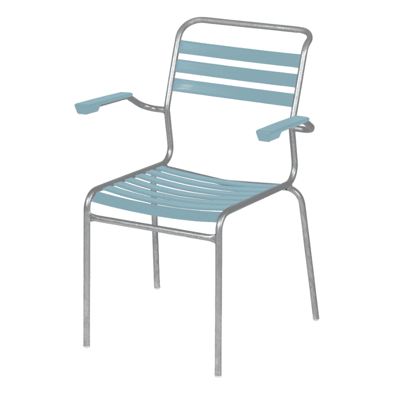 Schaffner Chaise de jardin Säntis, structure en tube d'acier, en diverses exécutions