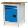 Bedrunka+Hirth établi en caisson avec 2 tiroirs et 1 porte battante, R 18-24, l x p 810 x 750 mm