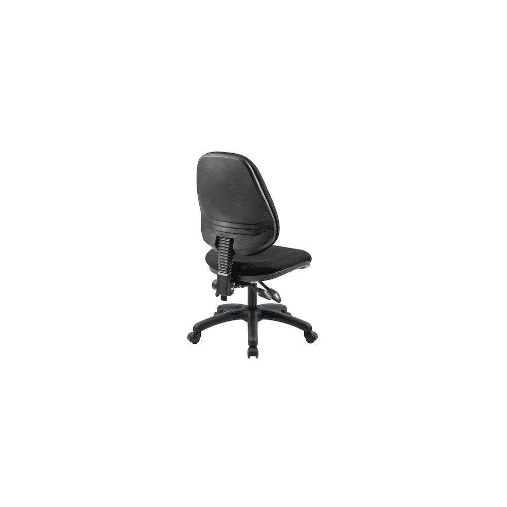 Chaise de bureau Arws SY20, mécanisme synchrone, tissu, sans accoudoirs, noir