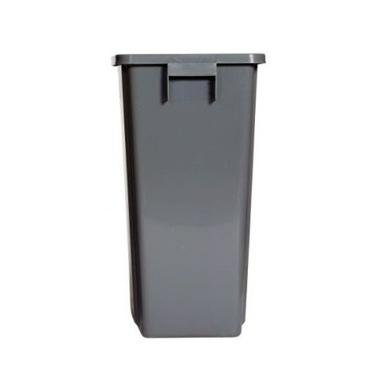 Poubelles FLEXI en polypropylène, grises, disponibles en 2 tailles