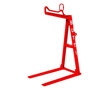 Fourche de grue Special avec équilibrage manuel de la charge, capacité de charge 600–800 kg, acier peint