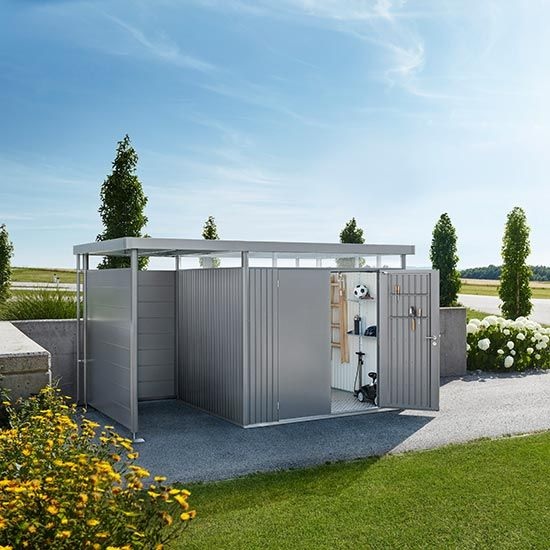 Biohort Rückwand für Seitendach Gr. S zu Gerätehaus HighLine® H2-H6, in 3 Farben