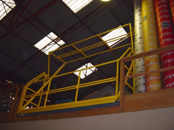 Schwenkschleuse / Sicherheits-Schleusengeländer, Typ B