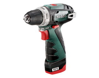 Metabo Akku-Bohrschrauber PowerMaxx BS Basic, 12 V, mit 2 x 2.0 Ah Li-POWER Akkus und Kunststoffkoffer