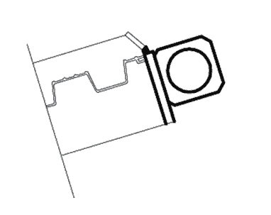 Variante d'édition pour rampes en aluminium - support tige