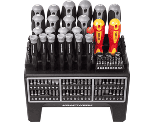 KRAFTWERK Schraubendreher- und Bit-Set, 114-teilig, Komplett-Werkzeugset