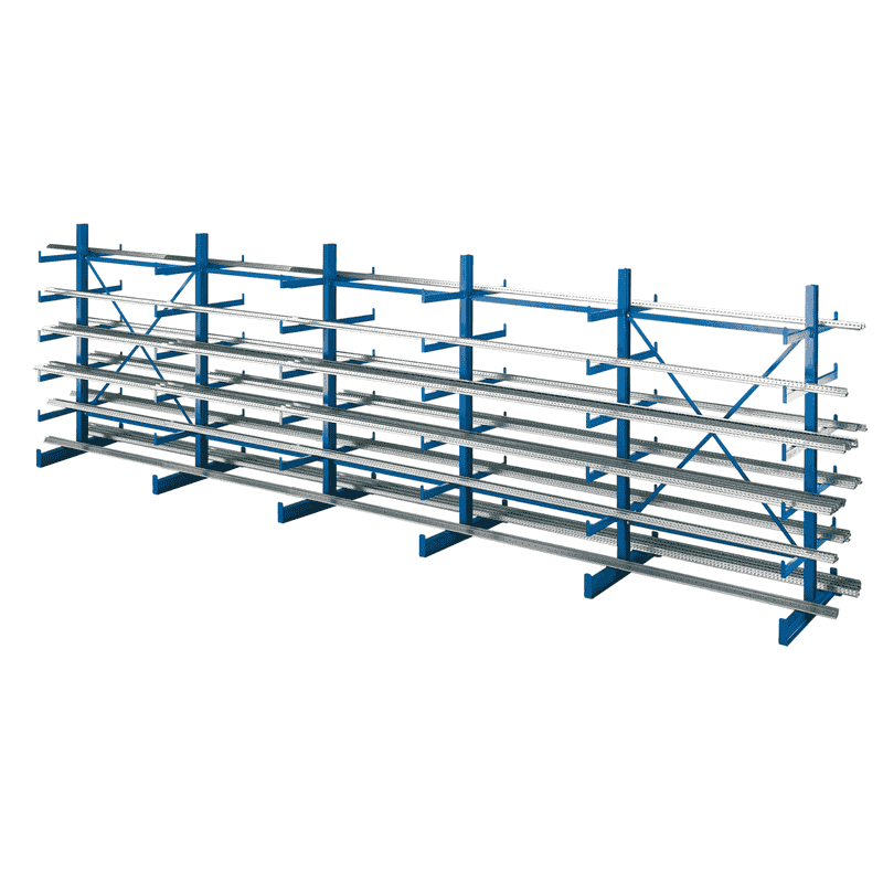 Schulte K-1000 Kragarmregal-Set, RAL 5010 enzianblau, in diversen Ausführungen