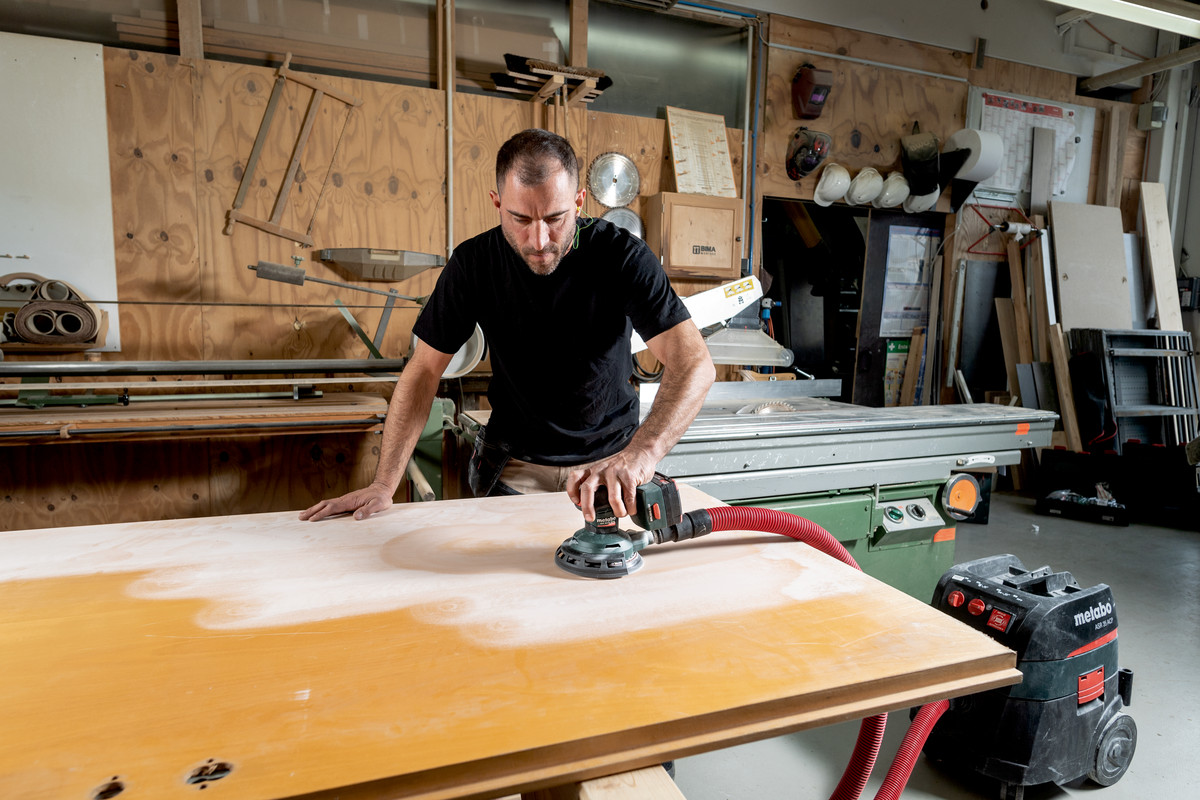 Metabo Akku-Exzenterschleifer SXA 18 LTX 150 BL, 18 V in zwei Ausführungen
