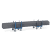 Langmaterial-Wagen mit Rungen, Tragkraft 1500 kg