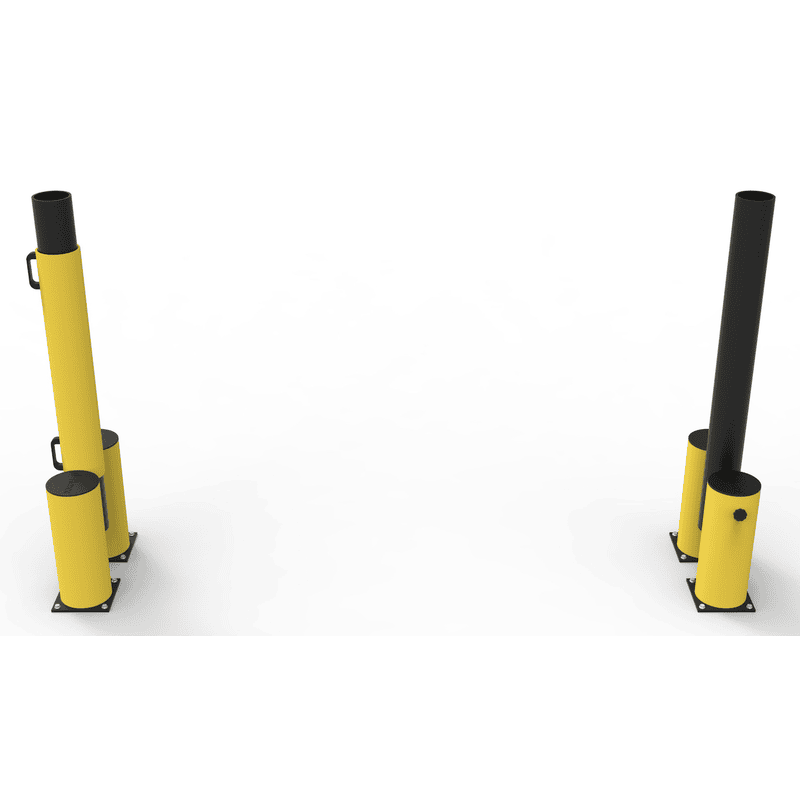 Dock Gate NOVEMBER, jaune-noir, 585 x 500 mm, en diverses tailles