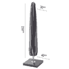 Platinum AeroCover Schutzhülle Sonnenschirm, Höhe 2300 mm, Durchmesser 300/400 mm