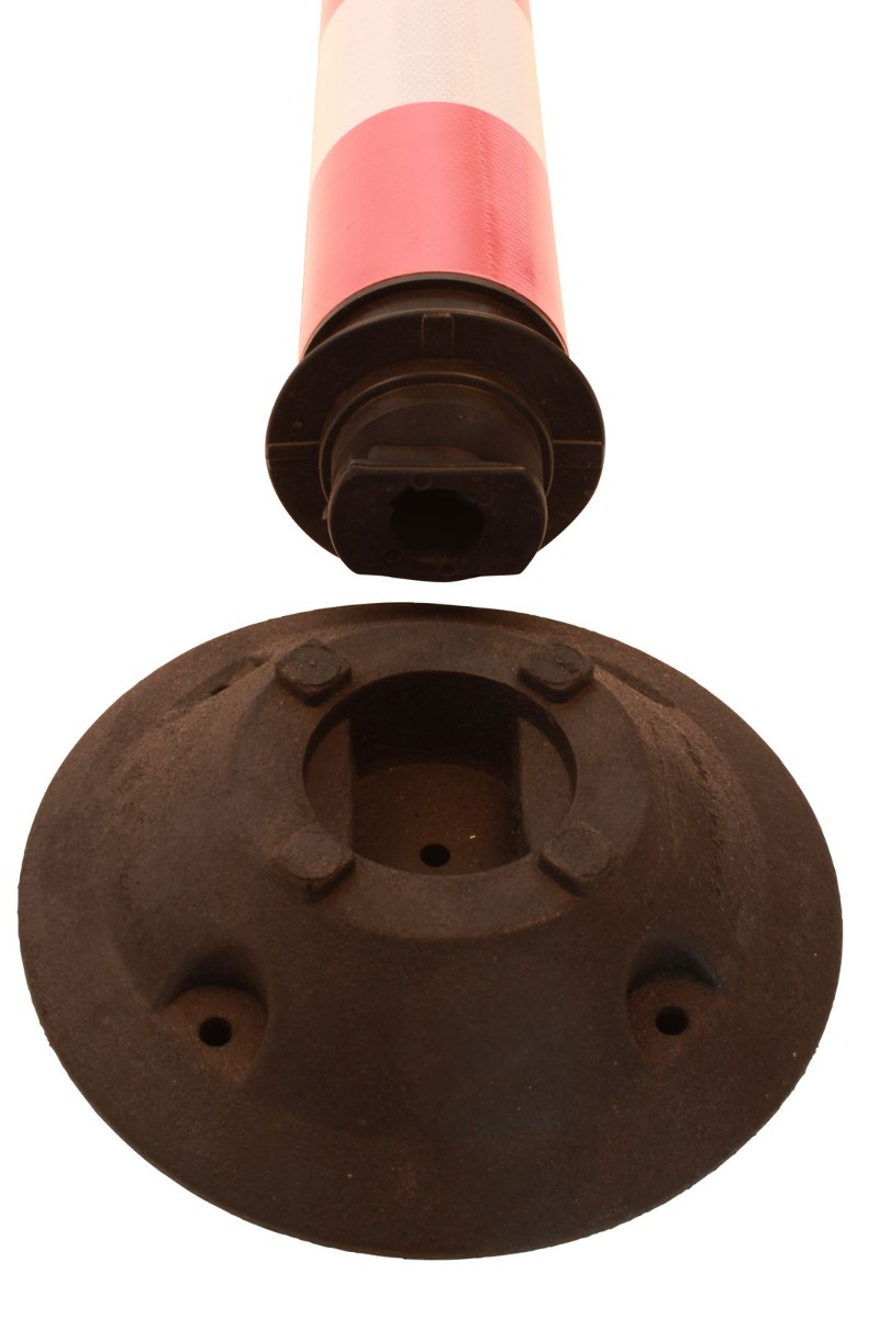 Flexible Absperrpfosten aus Polyethylen, in 3 Grössen