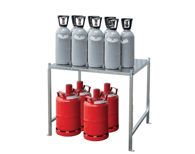 Support pour bouteilles de gaz GFG-2 pour conteneur à bouteilles de gaz GFC-M, jusqu'à 11 kg