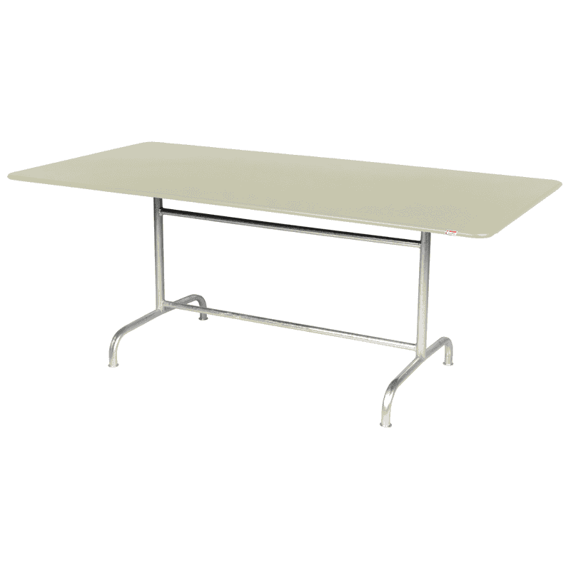 Schaffner Table métallique Rigi avec plateau en acier rabattable, en divers modèles