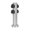 Steffen GardenLine Energiesäule Inox mit 4 x Steckdosen T13, IP55