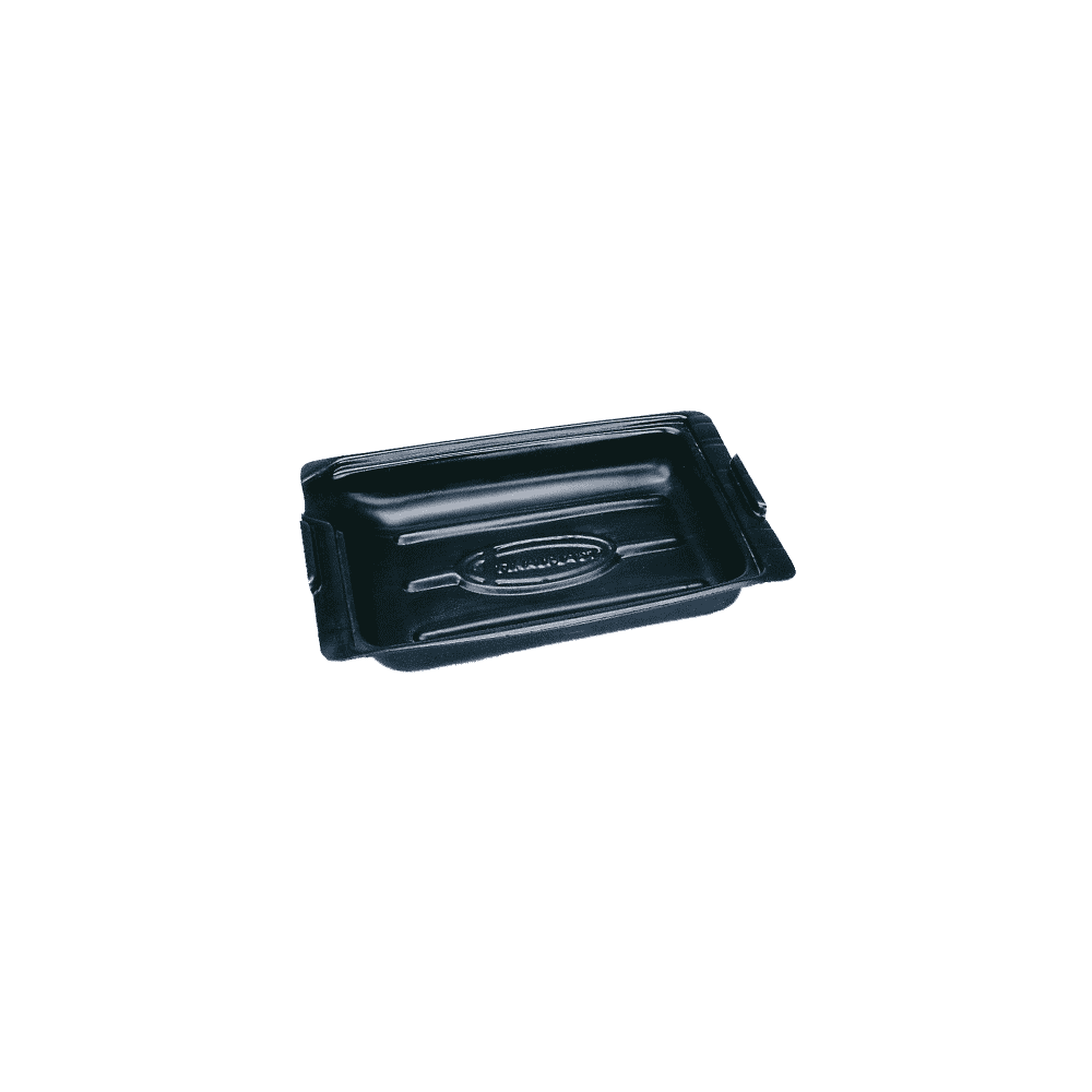 PE-Auffangschale 16 l, flach, für Ölwechsel und Werkstatt, schwarz, 800 × 460 × 100 mm