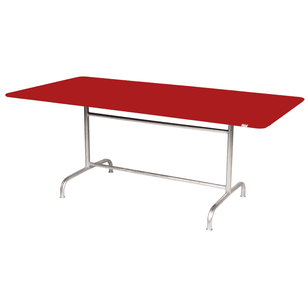 Schaffner Table métallique Rigi avec plateau en acier rabattable, en divers modèles