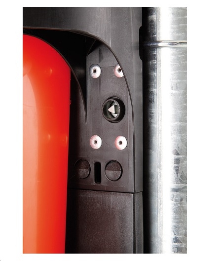 Poubelle Urban, 50 l, divers coloris, 467 x 451 x 901 mm
