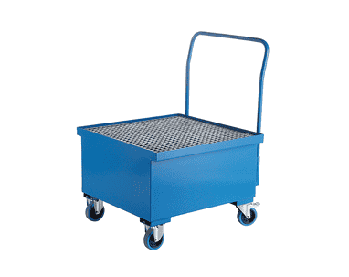 Auffangwanne fahrbar für 1 Fass à 200 l