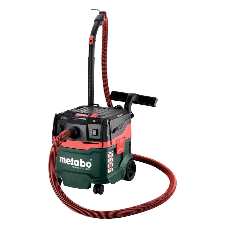 Metabo Akku-Sauger AS 36-18 L 20 PC-CC, 18 V mit manueller Filterabreinigung und CordlessControl