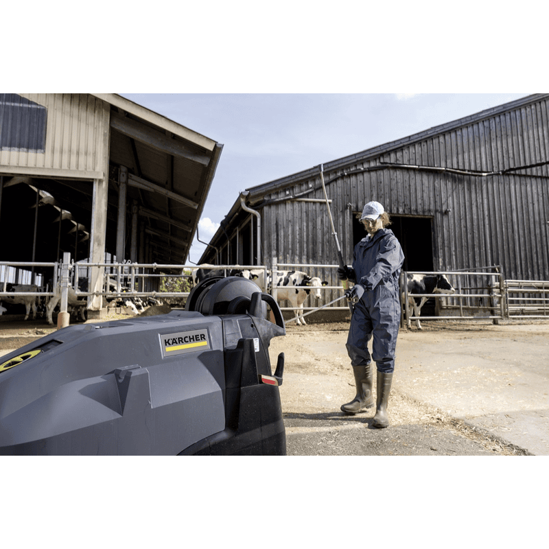 Kärcher Nettoyeur haute pression HDS 12/18-4 SXA avec enrouleur intégré et 20 m de flexible HP