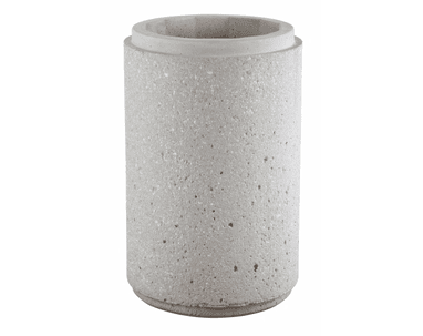 Poubelle en béton