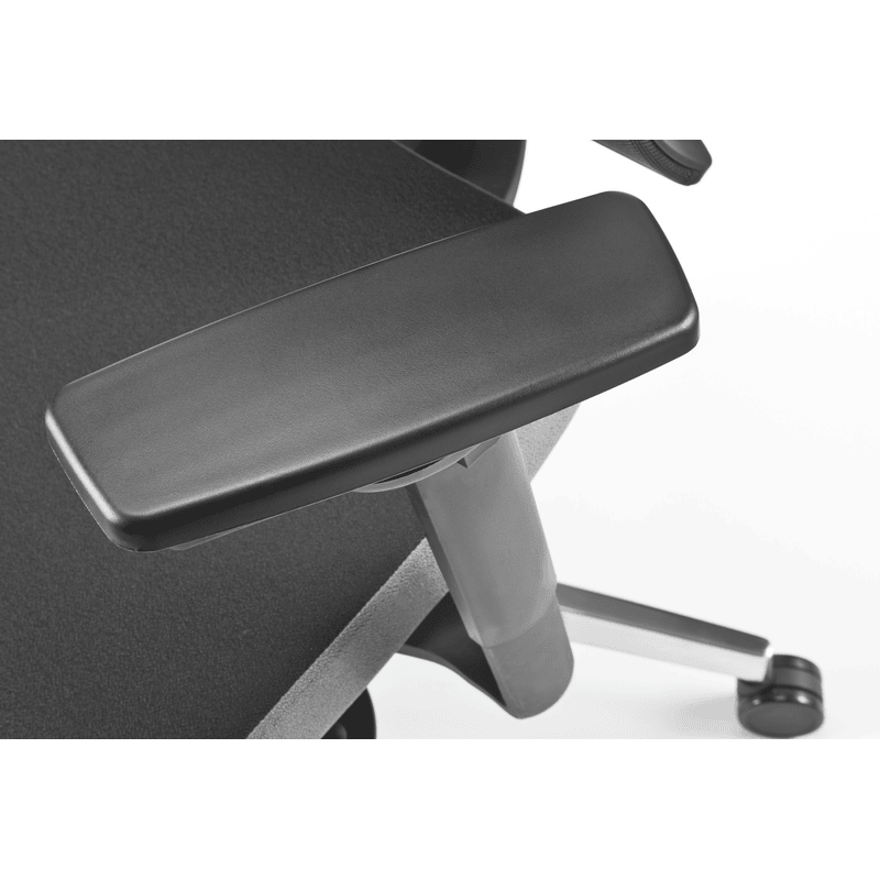 Bürodrehstuhl Lilie mit Netzrücken, stufenlos höhenverstellbar, 500 x 450 mm