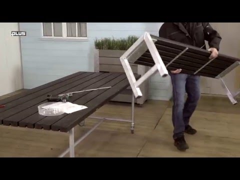 Planches-Banc de jardin, div. couleurs, avec ou sans dosserets