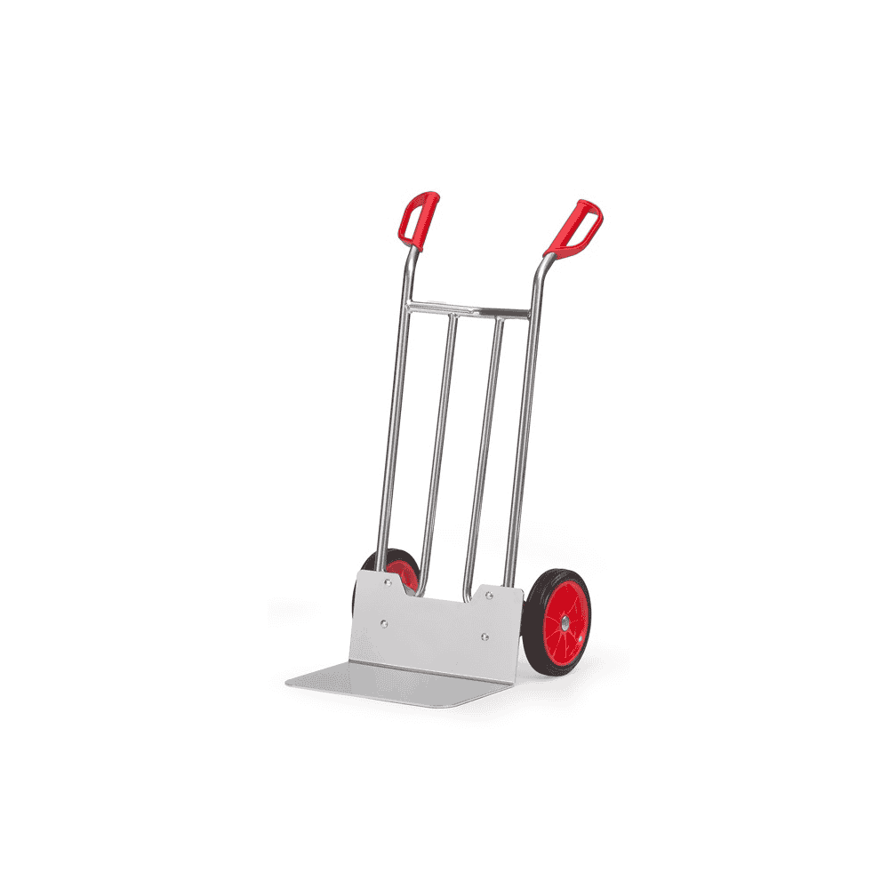 Fetra Alu-Sackkarre 150 kg Tragkraft, Höhe 1150 mm, extra breite Schaufel