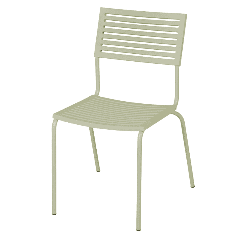 Schaffner Chaise de jardin LAMELLO sans accoudoirs, revêtement par poudre, disponible en plusieurs couleurs