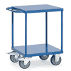Chariot à plateaux en tôle d'acier, capacité de charge totale 500 kg, 737 x 609 x 860 mm
