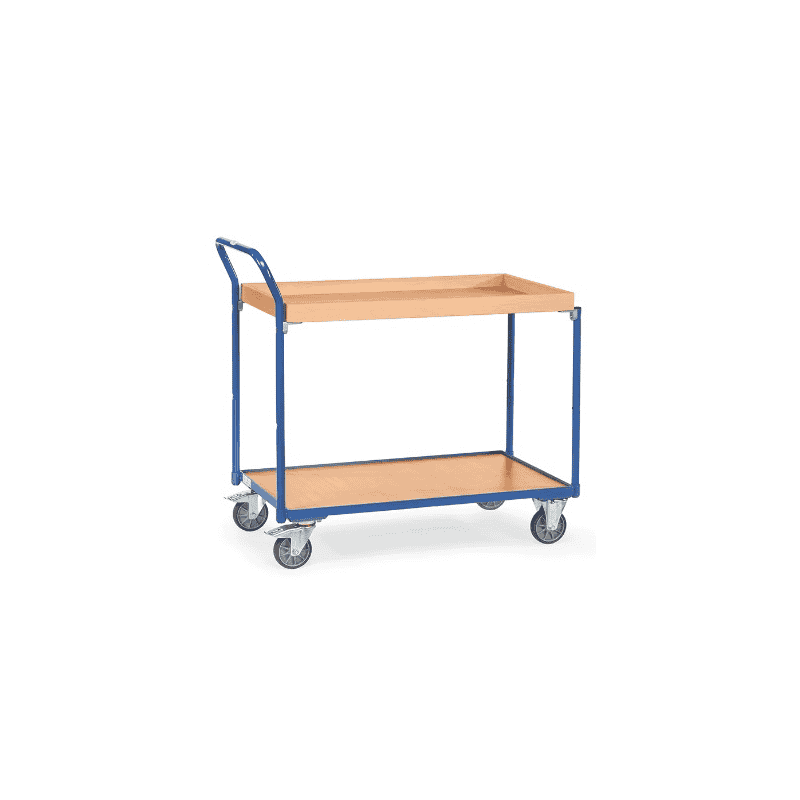 Fetra leichter Tischwagen, Tragkraft 300 kg, zwei Plattform Grössen