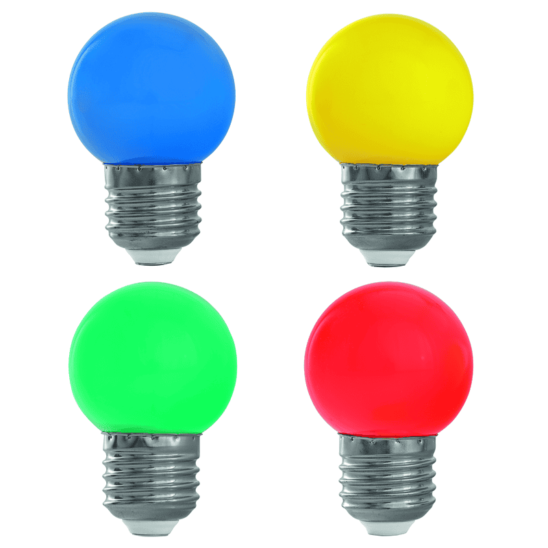 Steffen GardenLine LED Lampen, diverse Farben, 1 W, E27, IP20, 45 x 70 mm